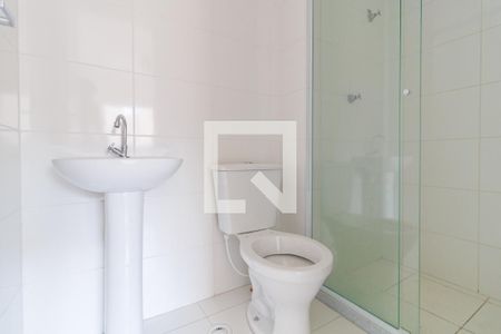 Banheiro da Suíte de apartamento à venda com 1 quarto, 24m² em Panamby, São Paulo