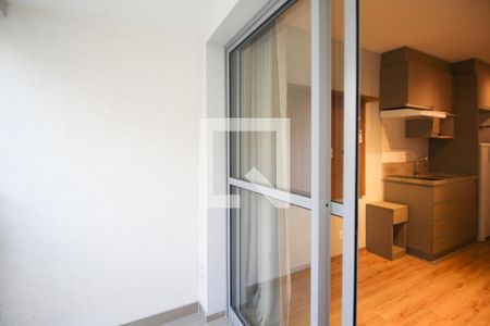 Varanda do Studio de kitnet/studio para alugar com 1 quarto, 31m² em Indianópolis, São Paulo