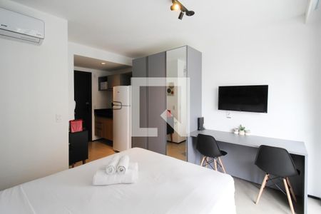Studio de kitnet/studio para alugar com 1 quarto, 22m² em Indianópolis, São Paulo