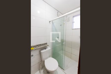 Banheiro de kitnet/studio para alugar com 1 quarto, 15m² em Vila Sao Pedro, Santo André