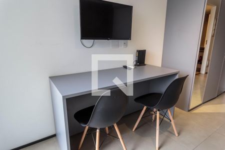 Sala/Quarto de kitnet/studio para alugar com 1 quarto, 25m² em Indianópolis, São Paulo