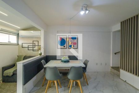 Sala de Jantar de casa de condomínio à venda com 2 quartos, 60m² em Recreio dos Bandeirantes, Rio de Janeiro