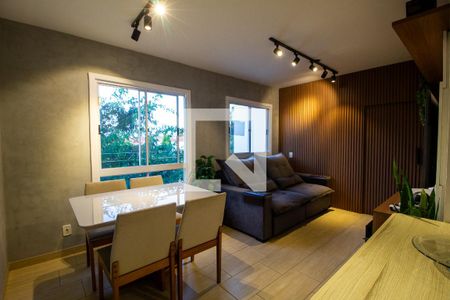 Sala de apartamento para alugar com 3 quartos, 67m² em Vossoroca, Votorantim