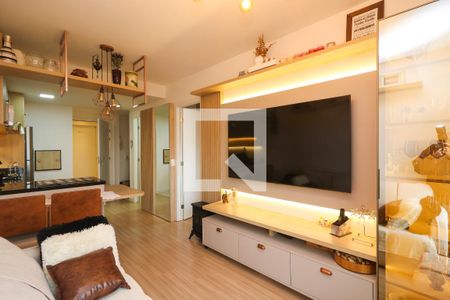 Sala de apartamento para alugar com 1 quarto, 44m² em Azenha, Porto Alegre