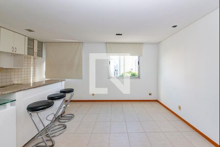 Sala de apartamento à venda com 1 quarto, 53m² em Funcionários, Belo Horizonte