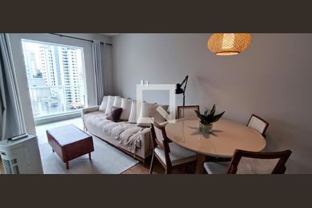 Sala de apartamento à venda com 1 quarto, 41m² em Vila Andrade, São Paulo